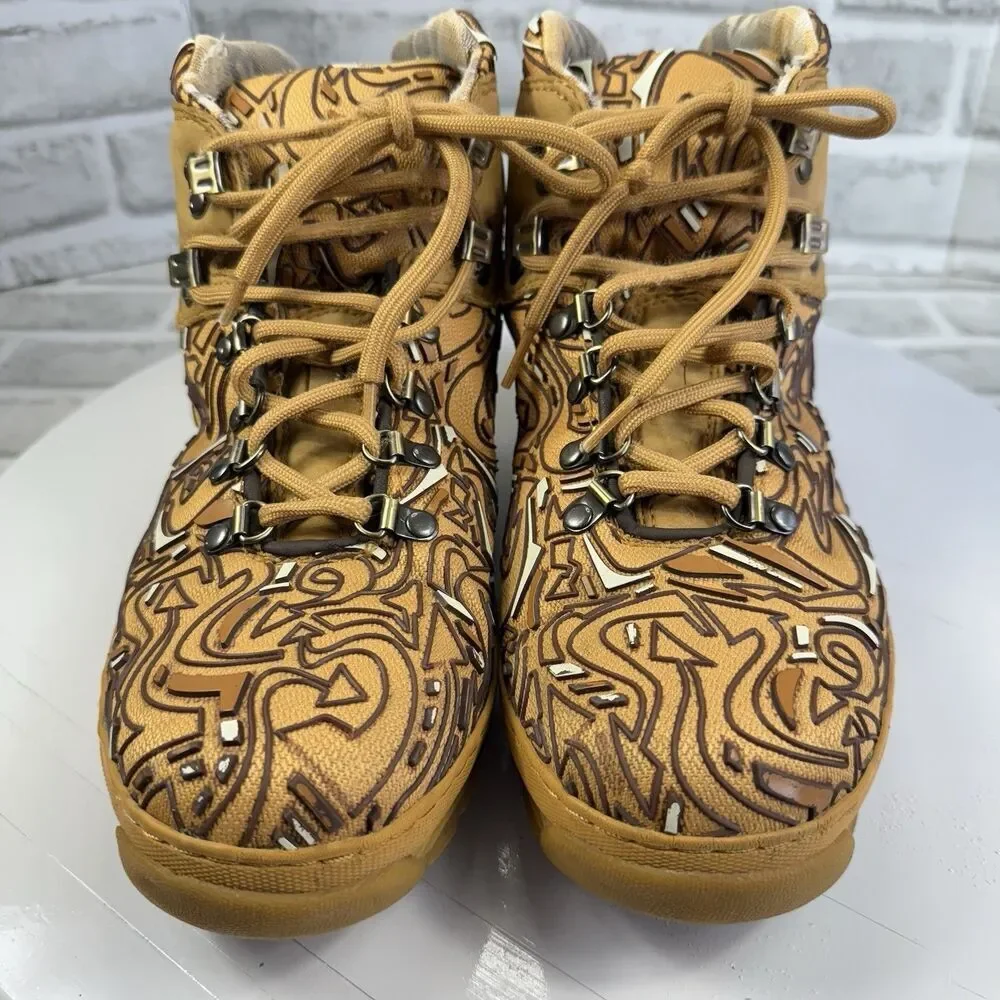 Timberland Ventech III Graffiti Graphic Field Boots Wheat 11.5- Limited Edition